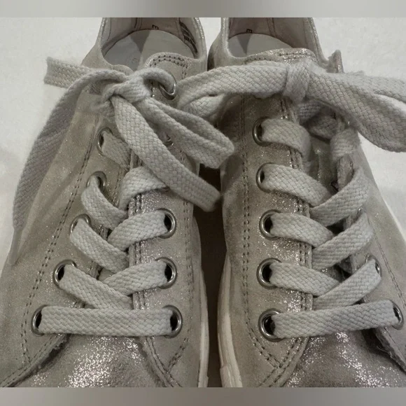 Authentic New Paul Green Bixby Platform Sneaker Mineral Metallic Size UK 4.5 - Picture 8 of 16